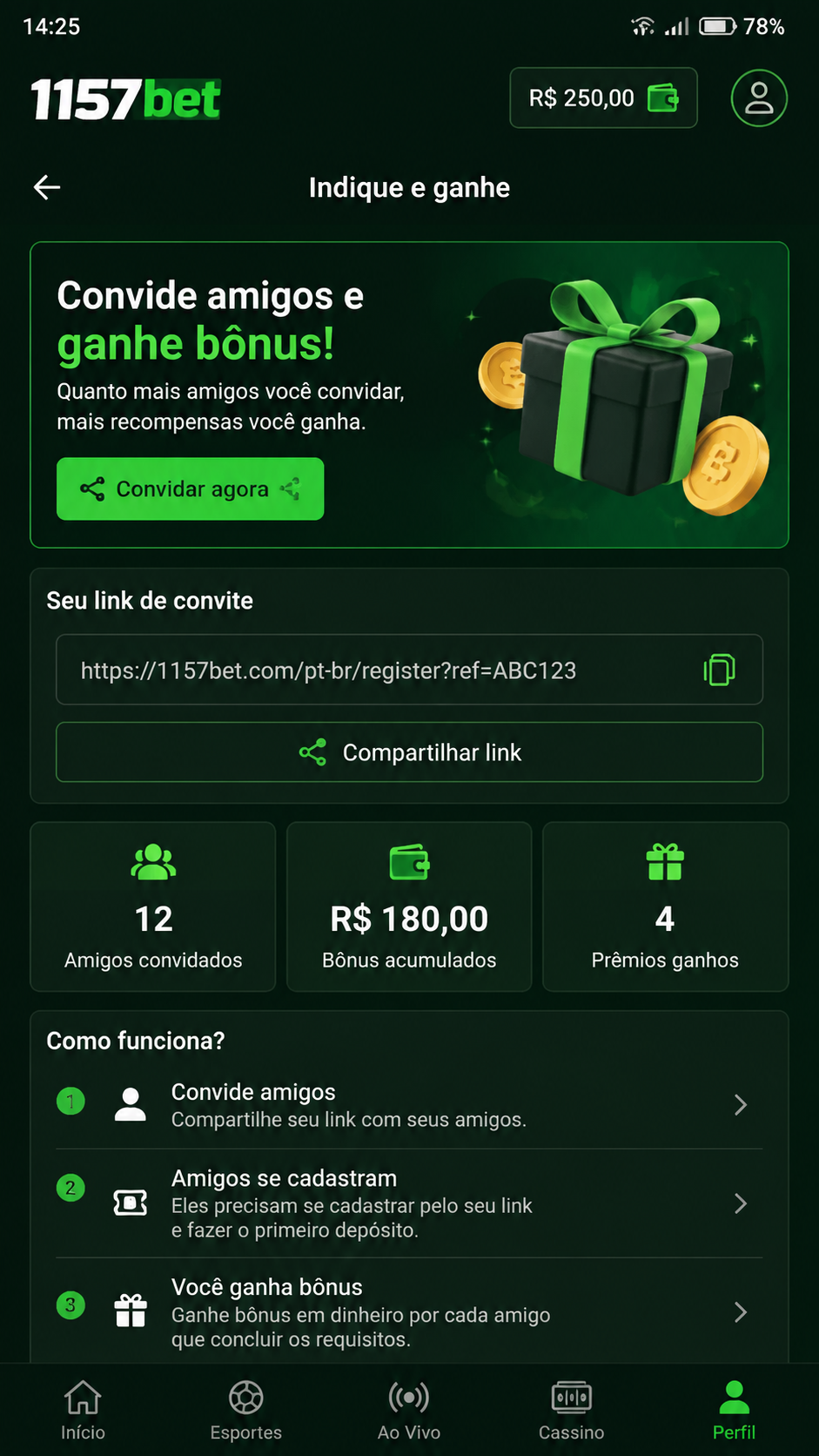 1157bet screenshot