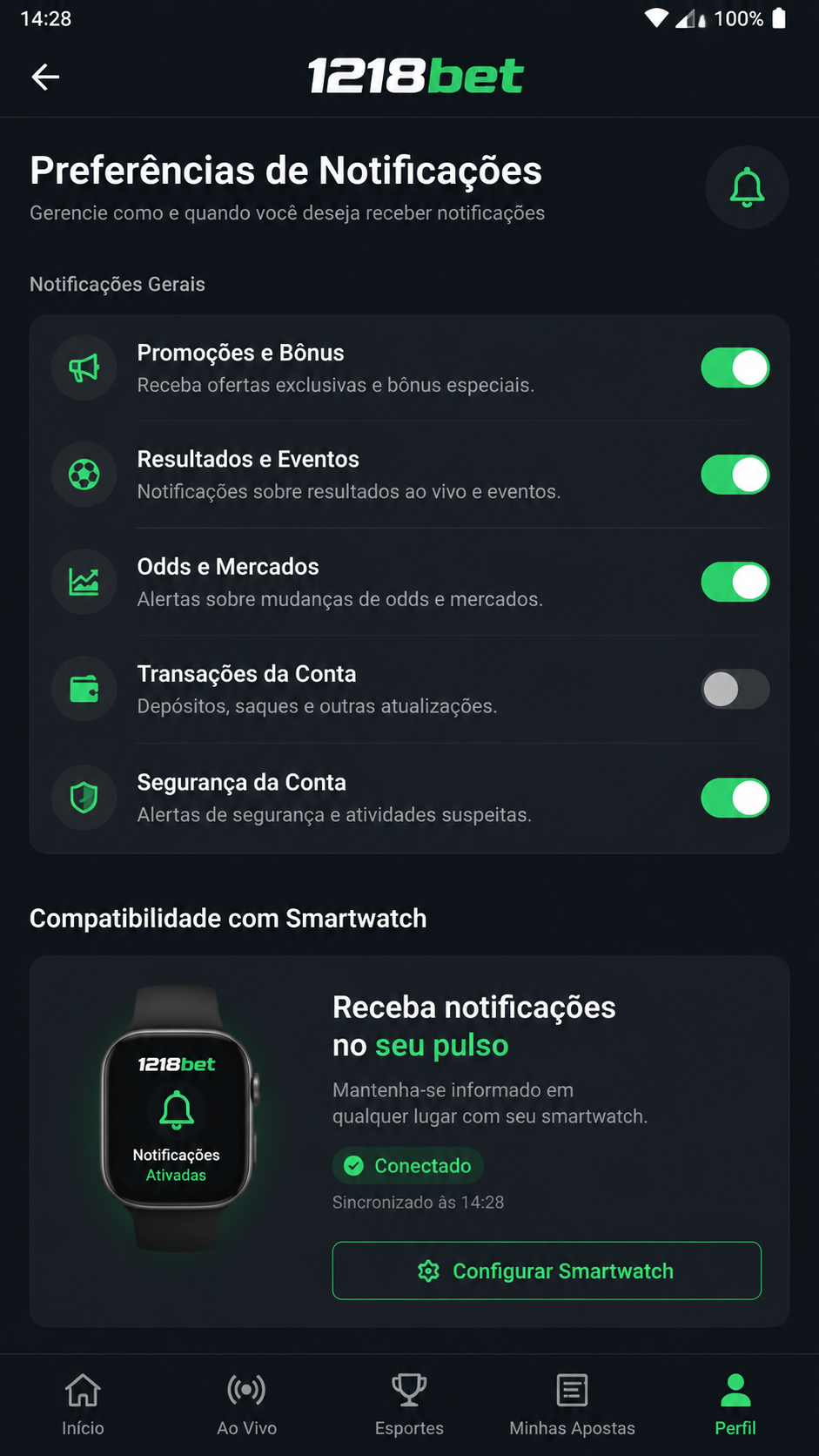 1218bet screenshot