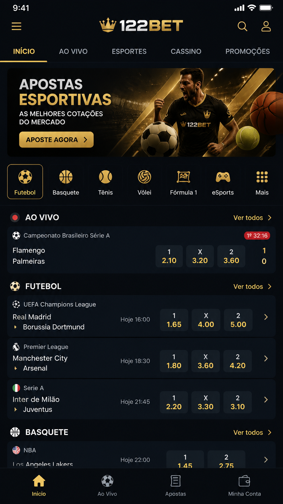 122bet screenshot