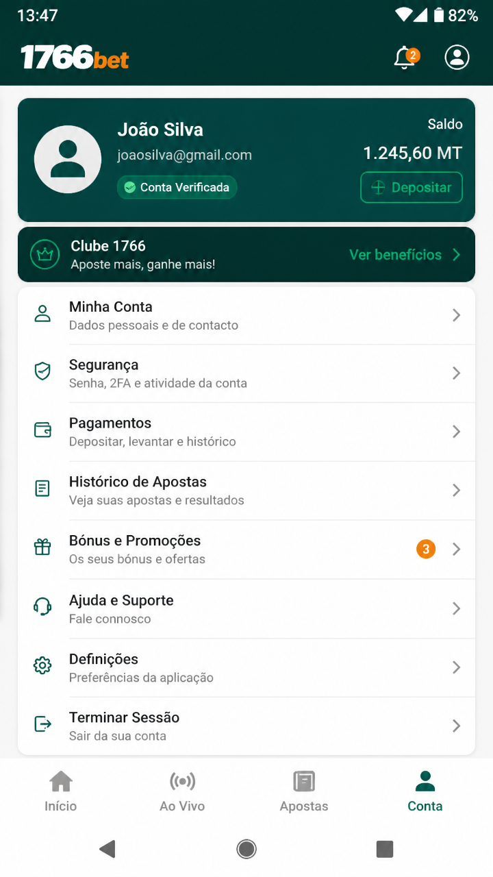 1766bet screenshot