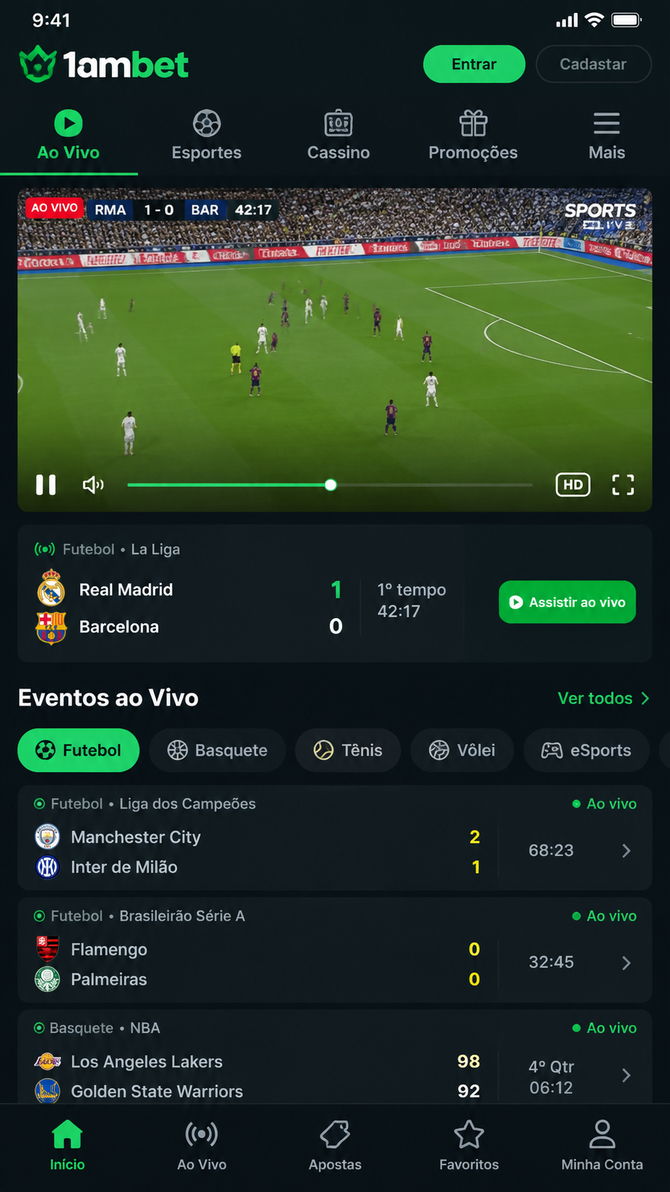 1ambet screenshot