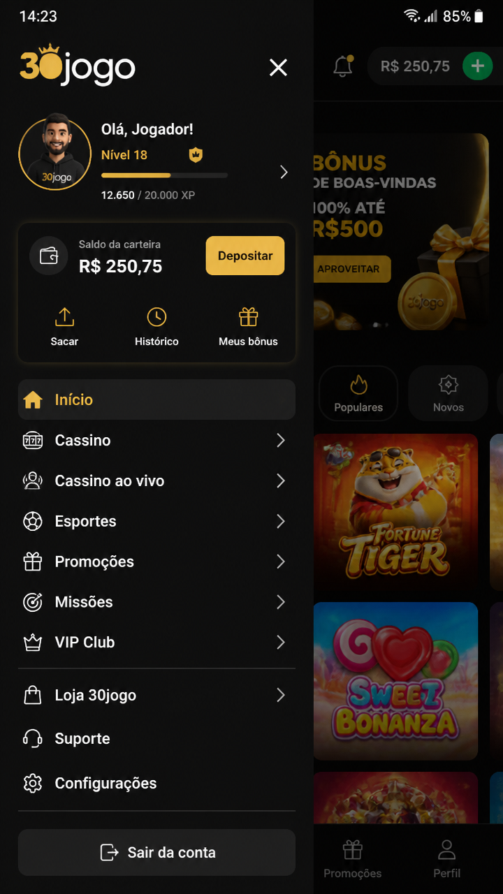 30jogo screenshot