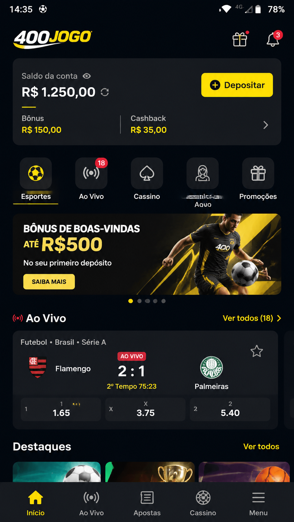 400jogo screenshot