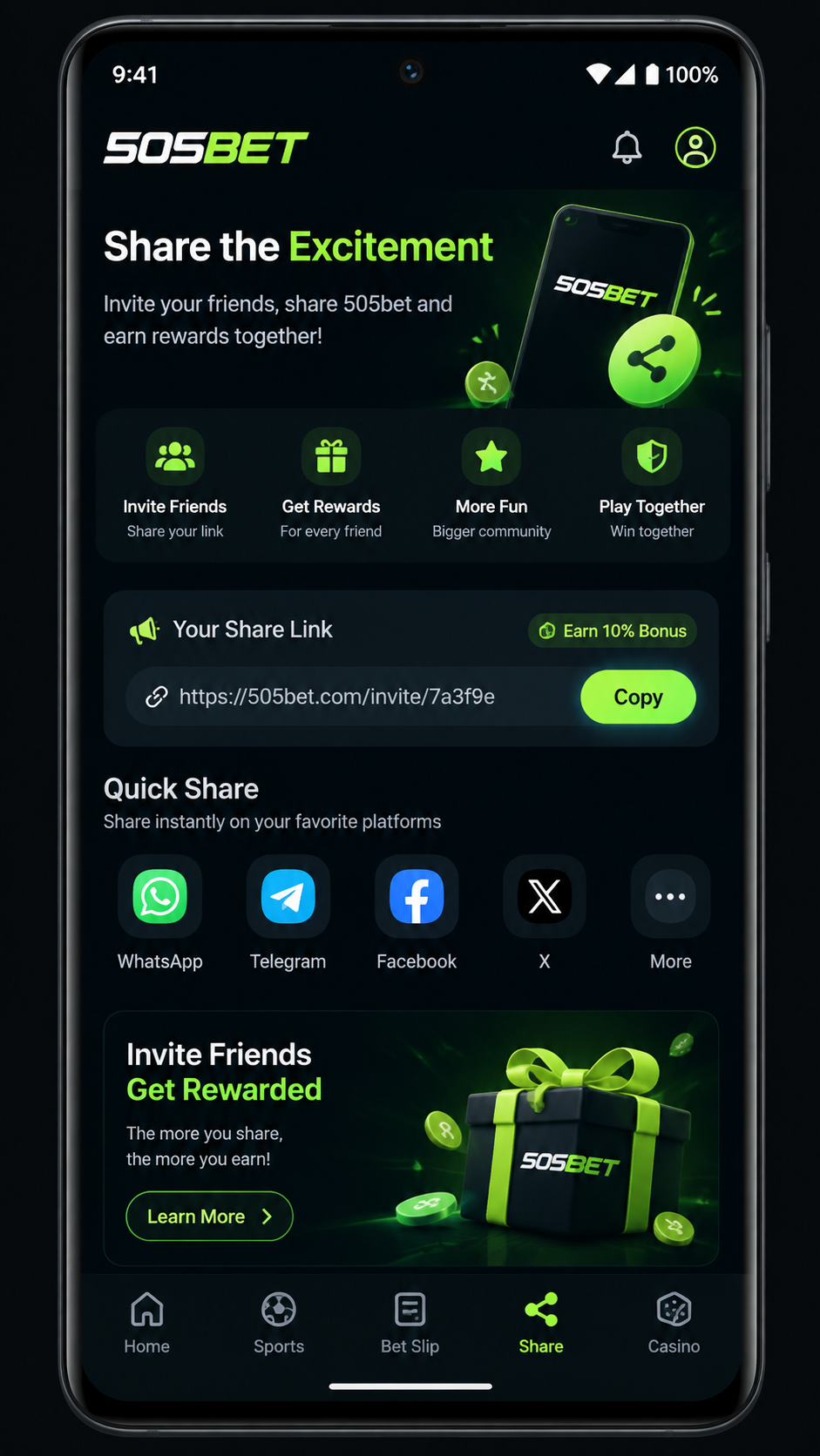 505bet screenshot