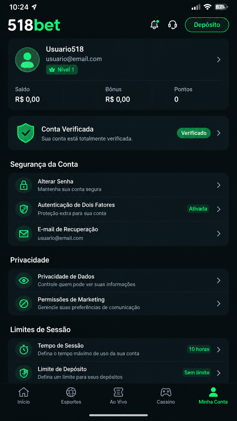 518bet screenshot