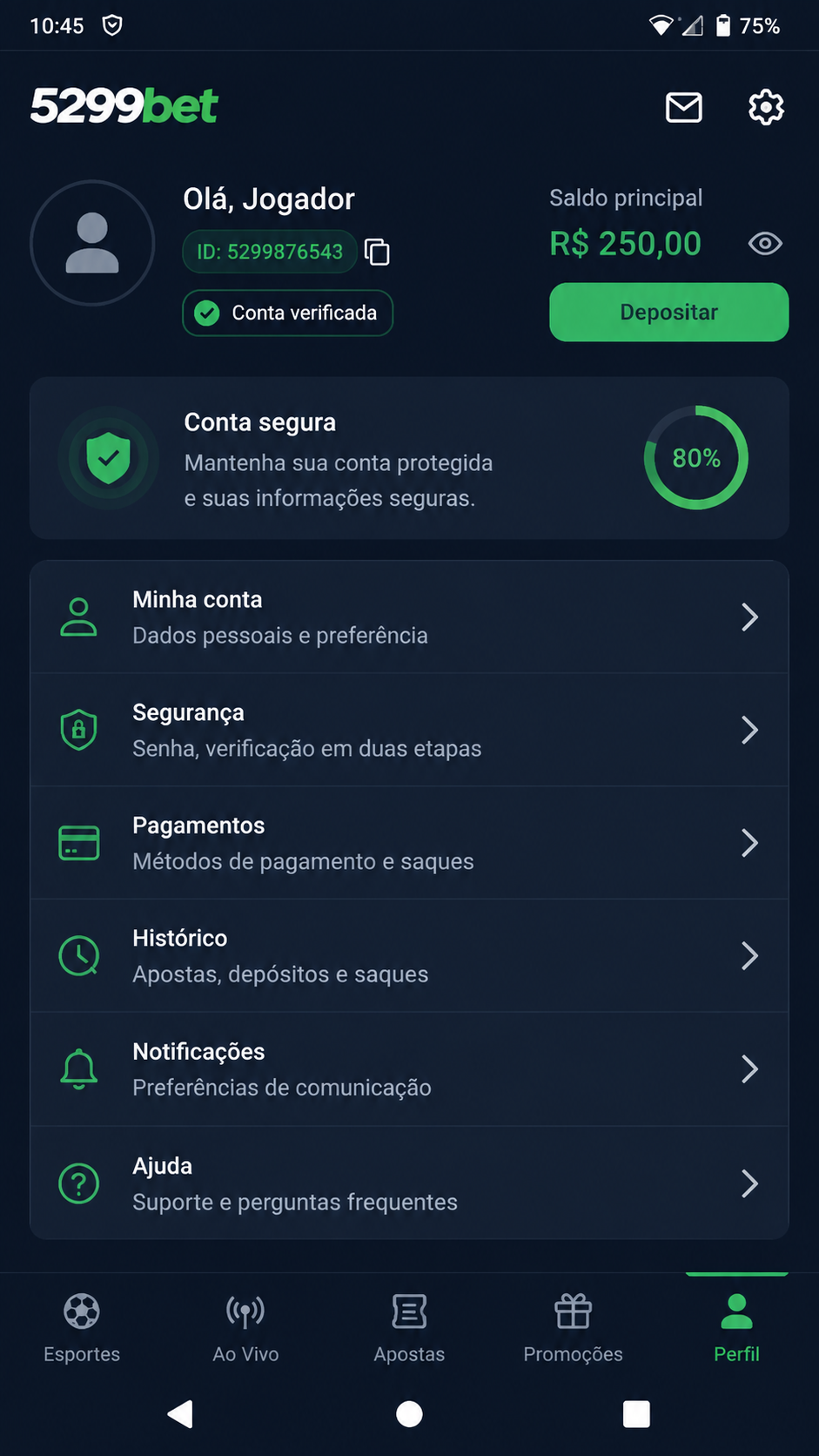 5299bet screenshot