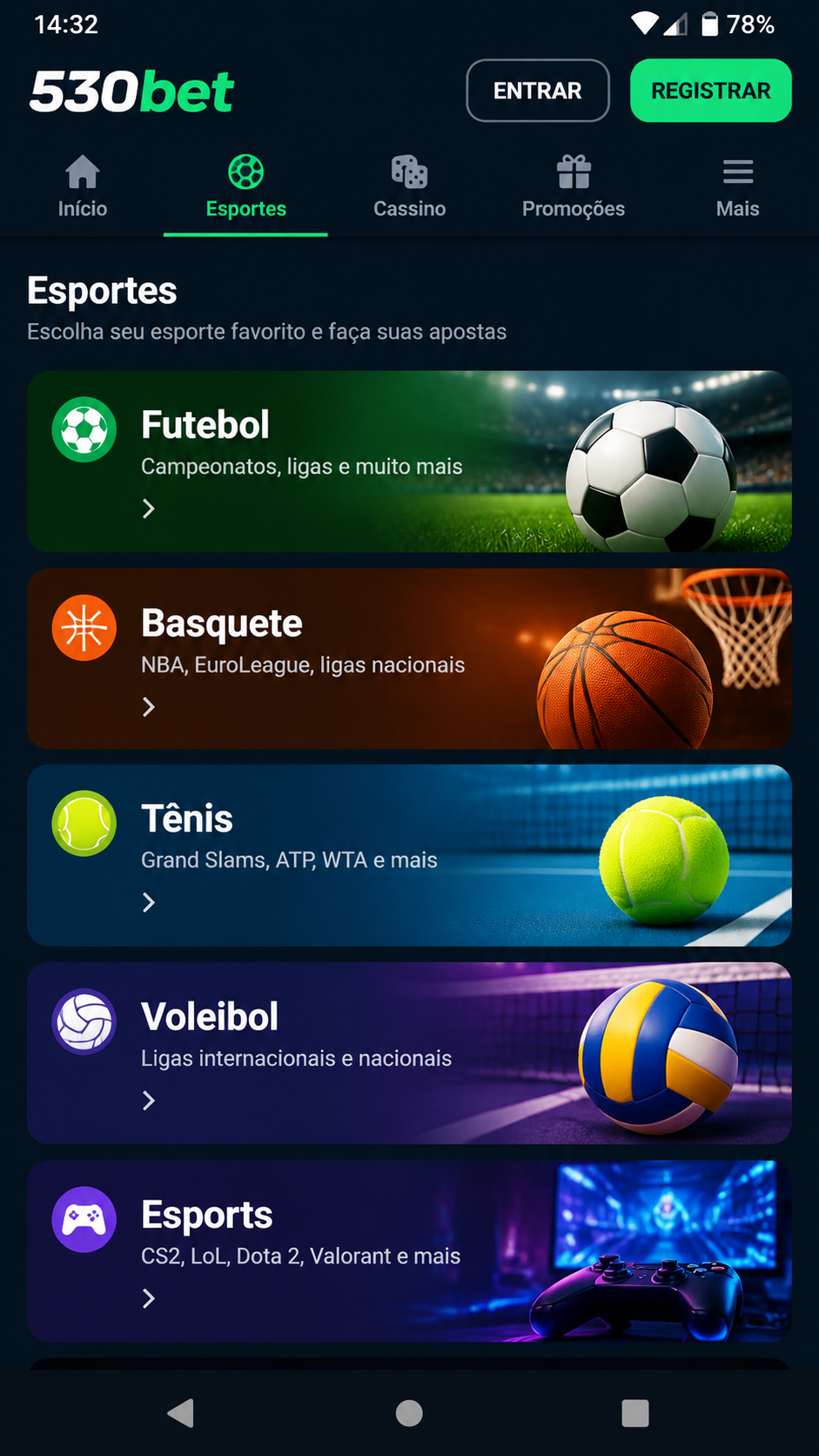 530bet screenshot