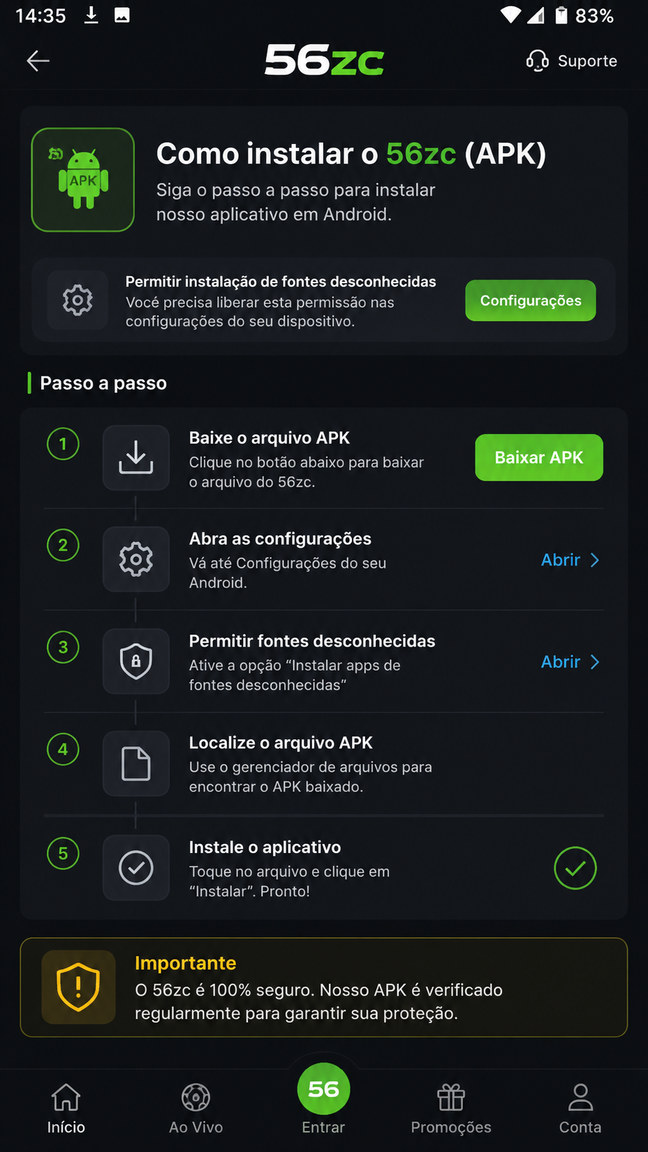 56zc screenshot