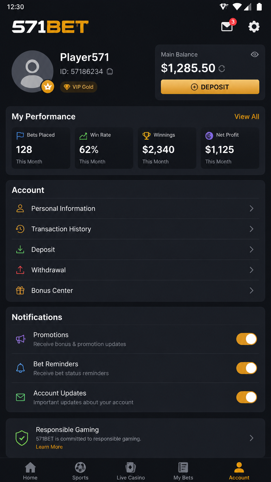 571bet screenshot