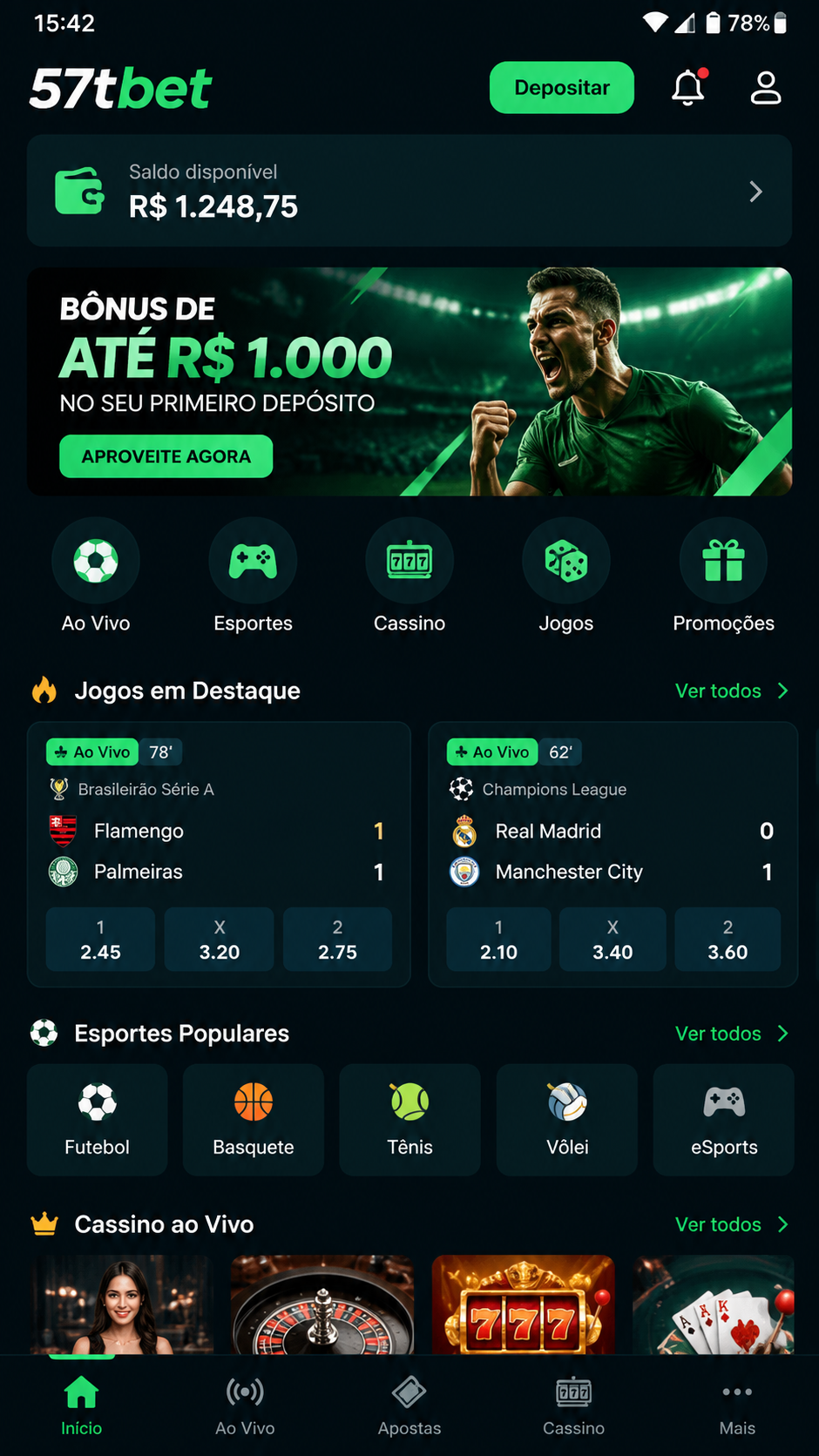 57tbet screenshot