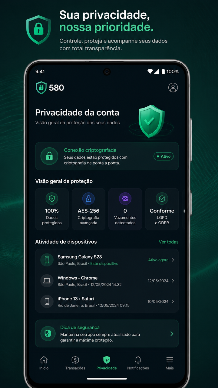 580 screenshot