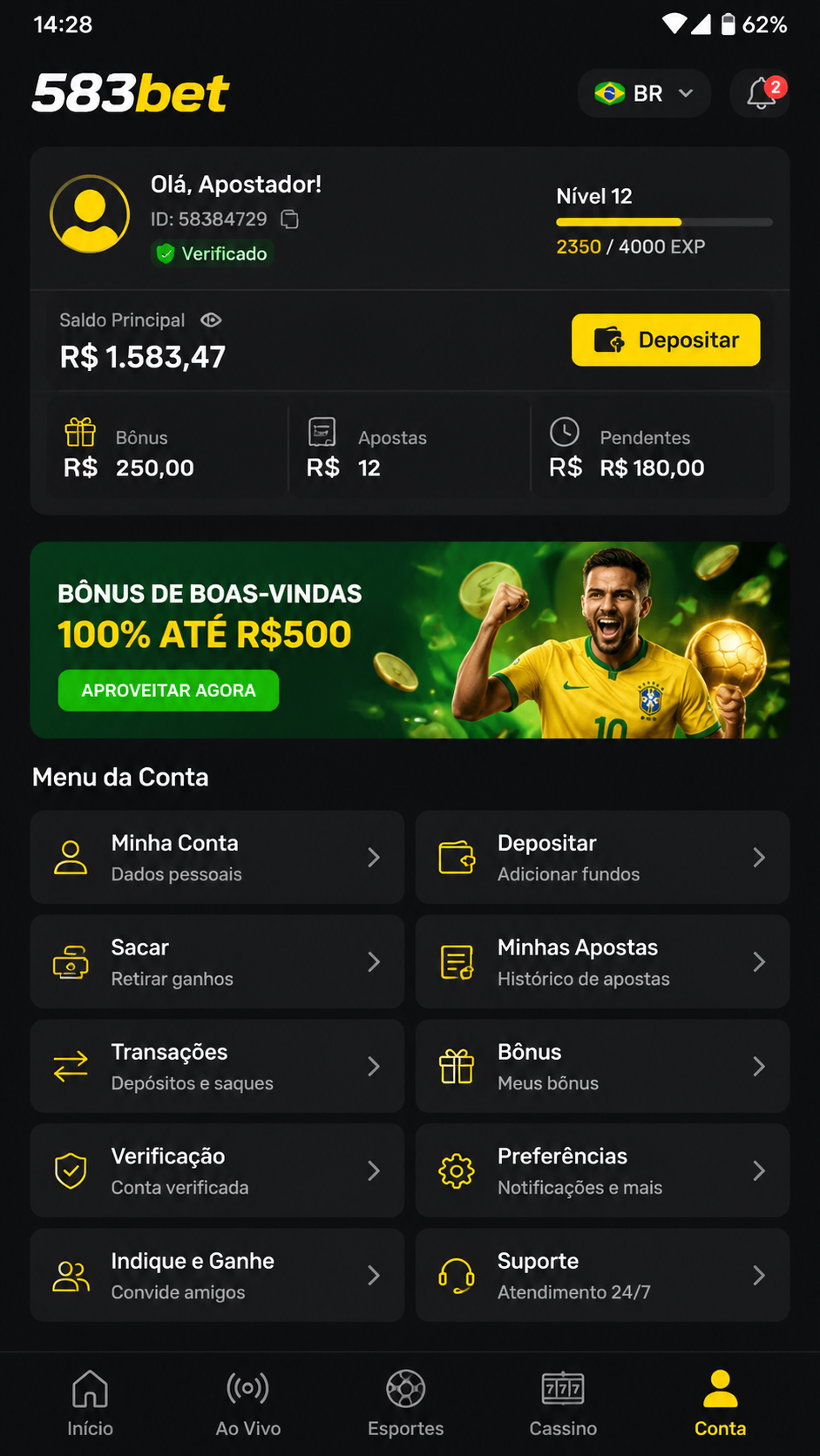 583bet screenshot