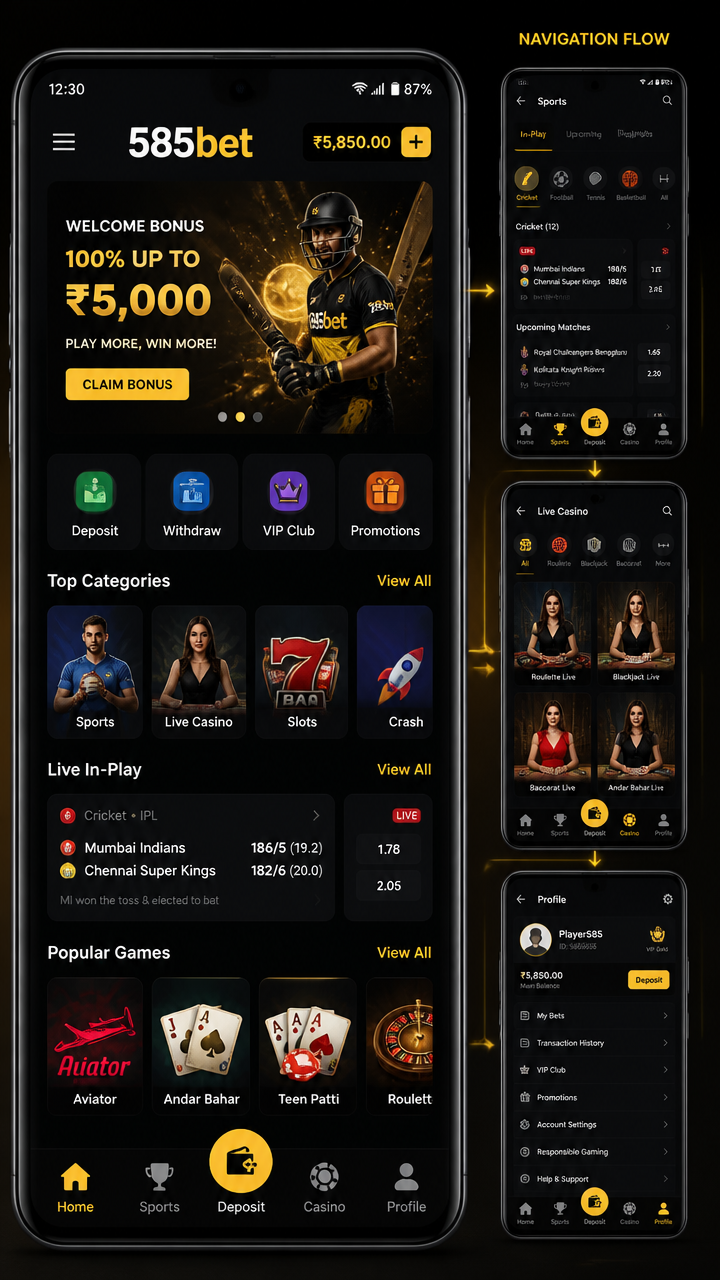585bet screenshot