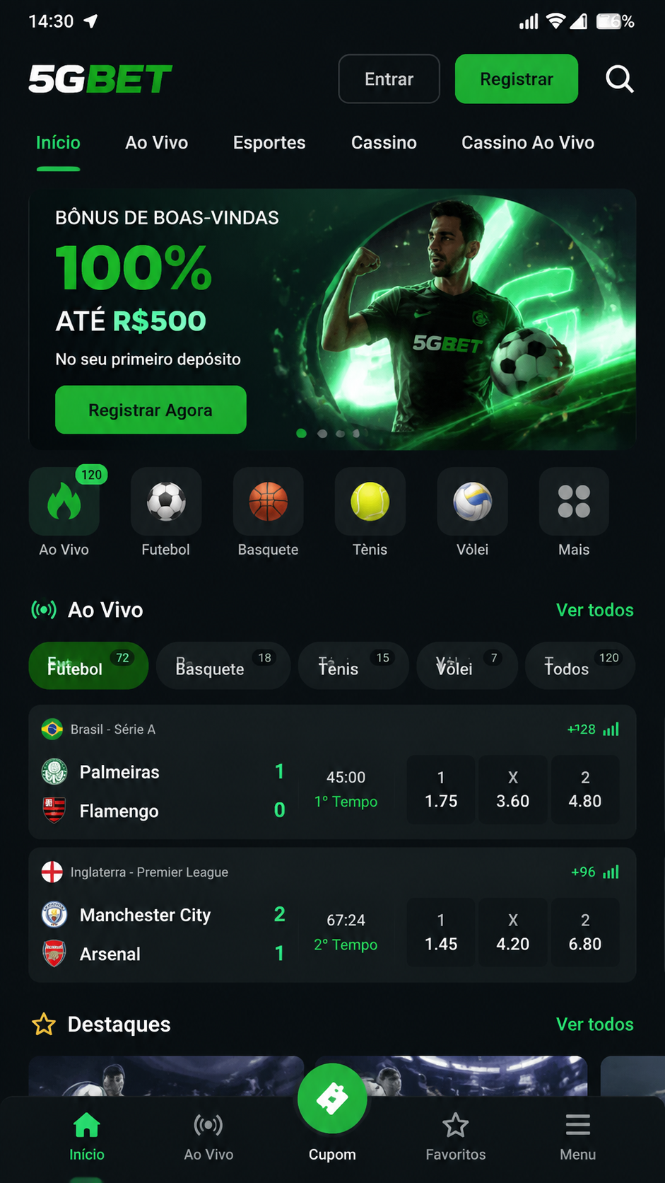 5gbet screenshot