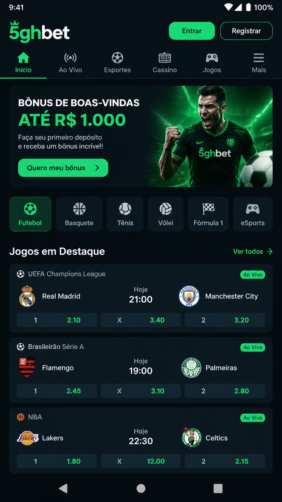 5ghbet screenshot