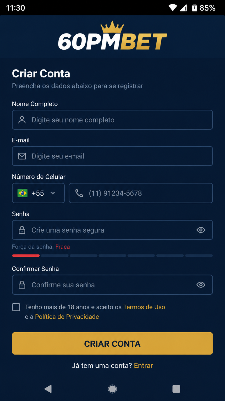 60pmbet screenshot