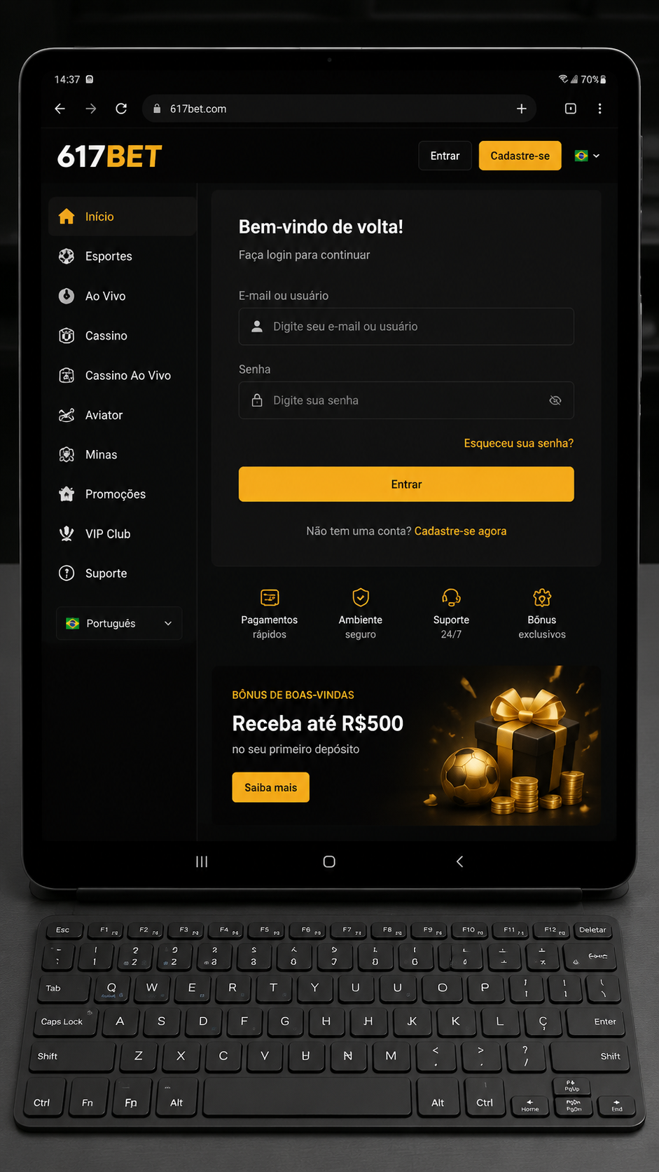 617bet screenshot