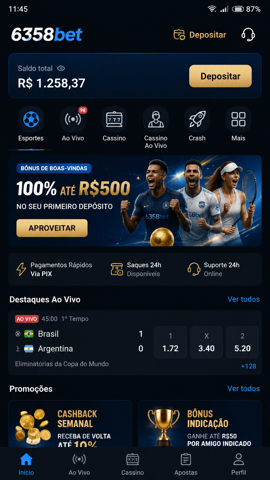 6358bet screenshot