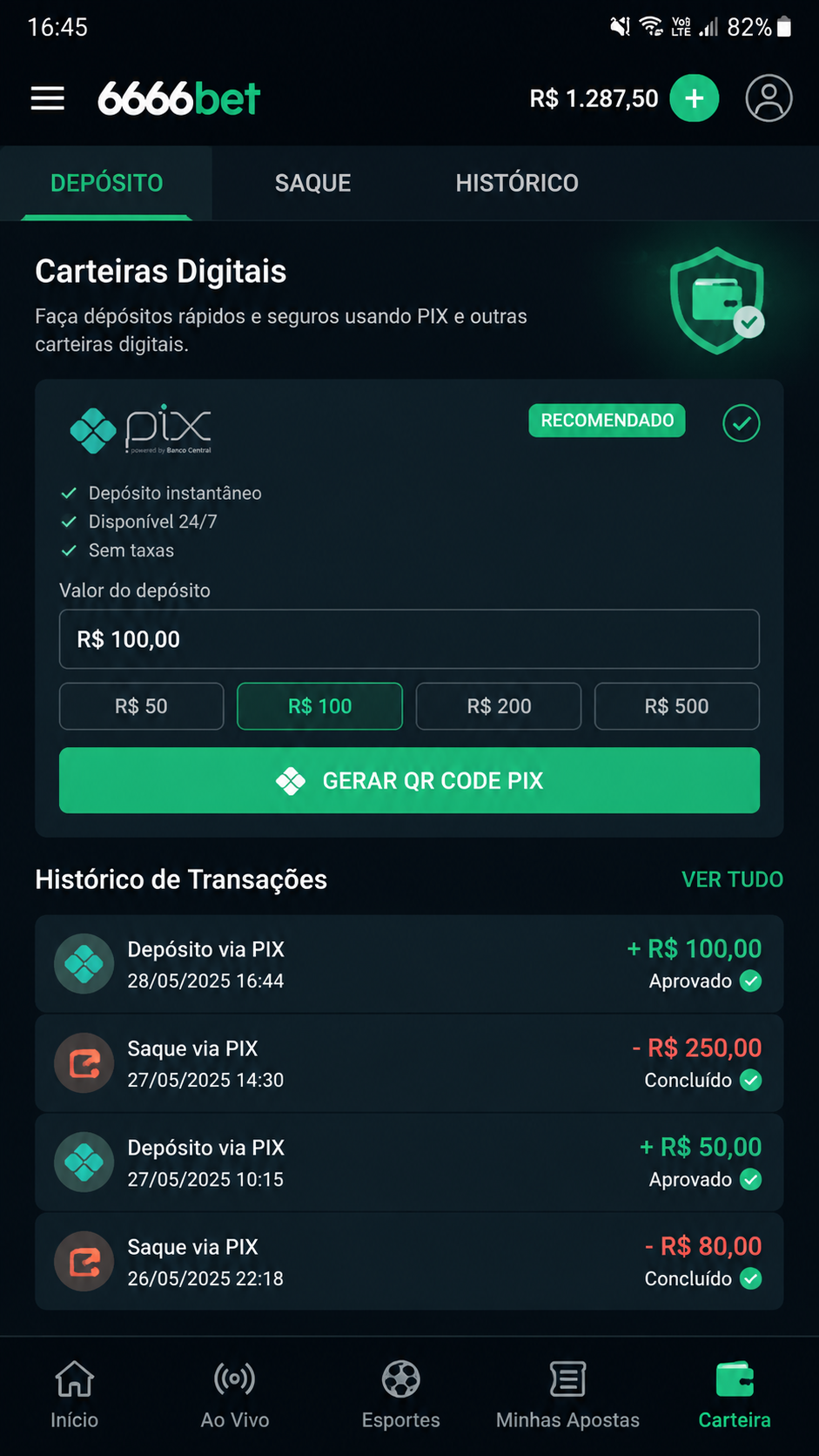 6666bet screenshot