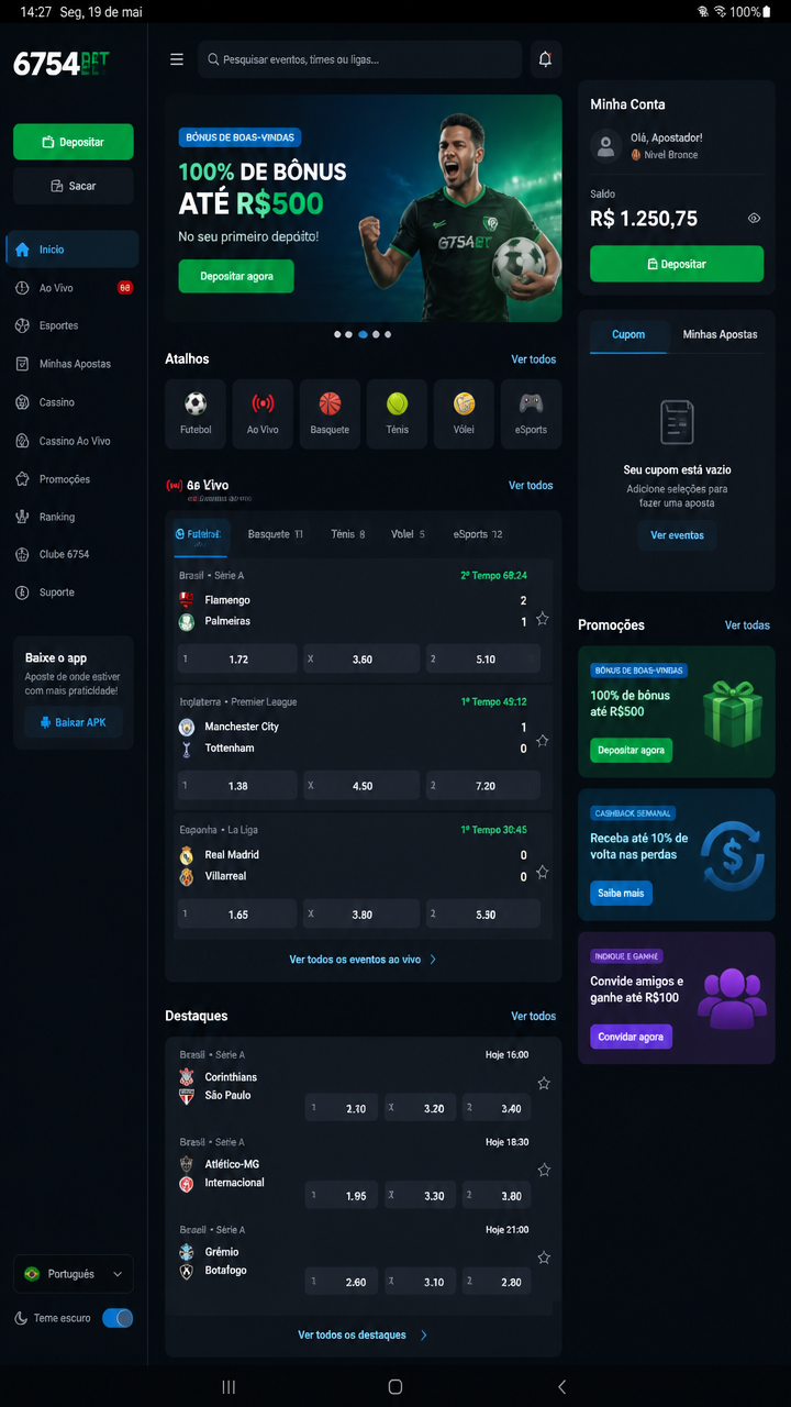 6754bet screenshot