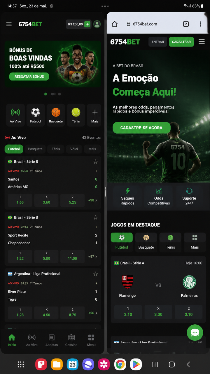 6754bet screenshot