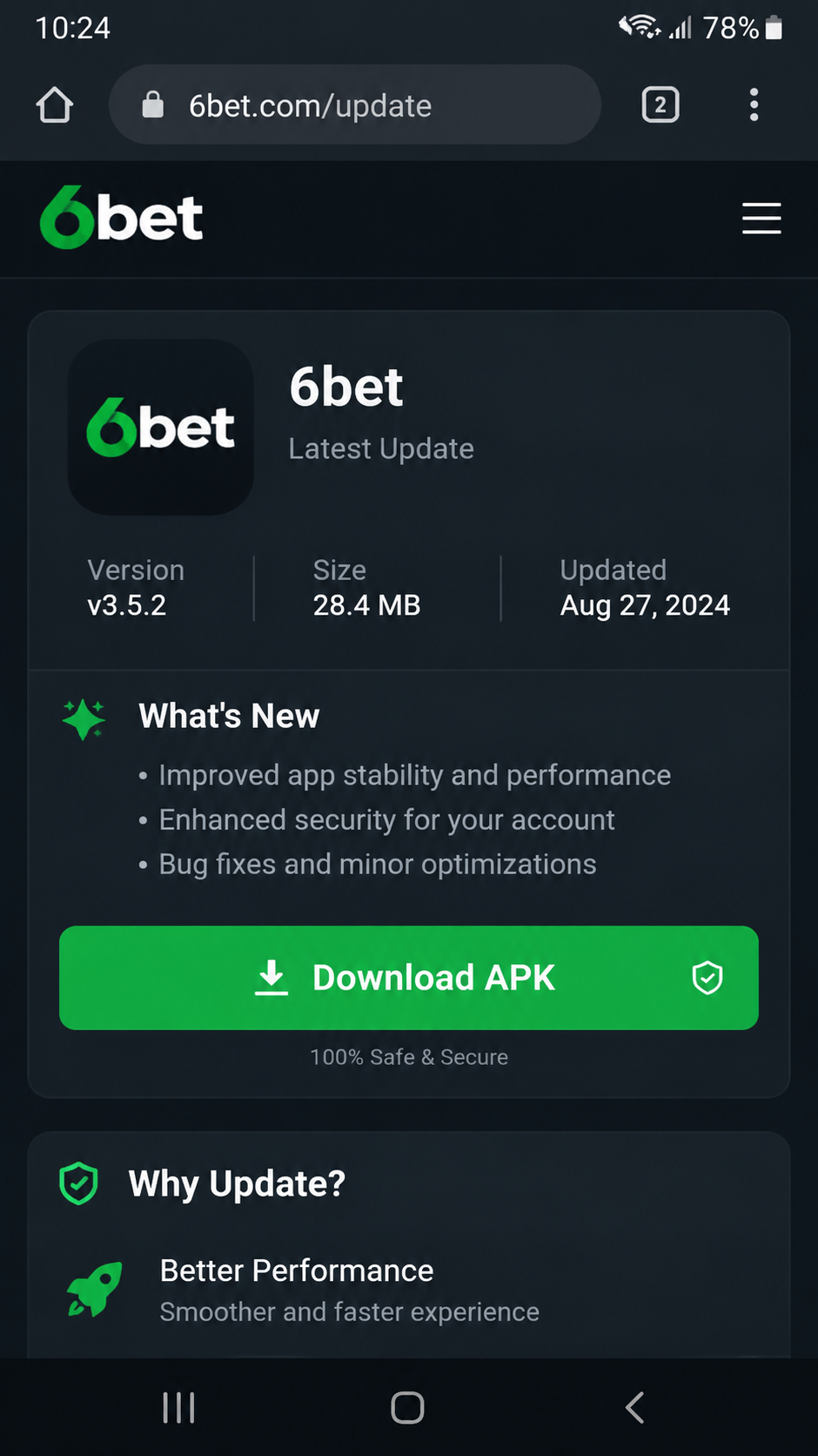 6bet screenshot