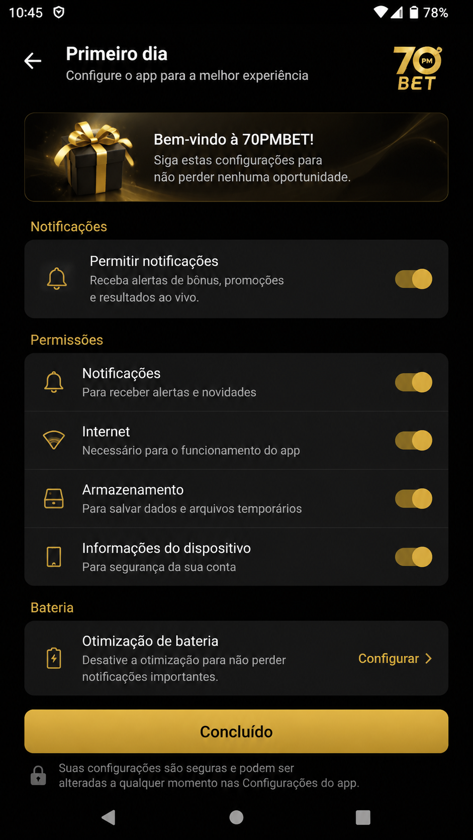 70pmbet screenshot