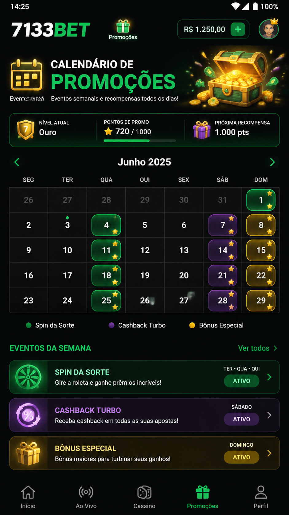 7133bet screenshot