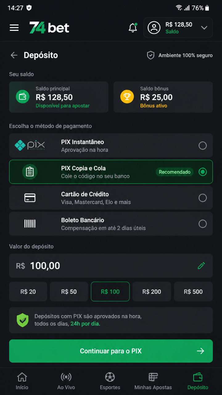 74bet screenshot