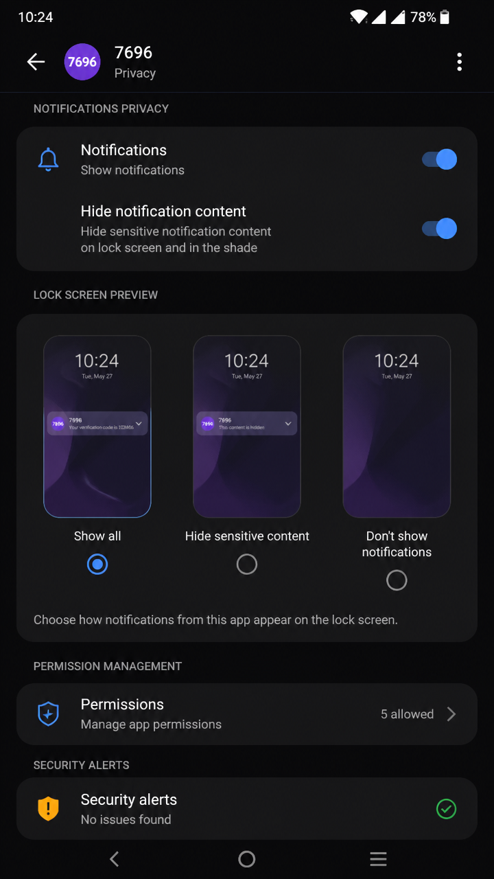 7696 screenshot