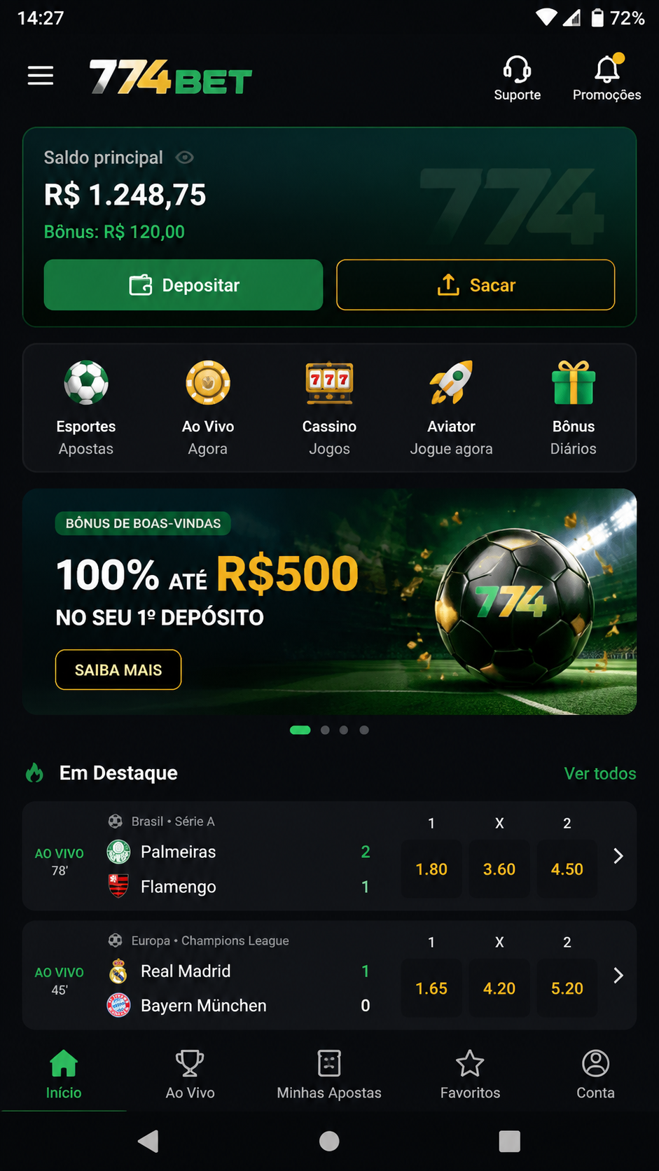 774bet screenshot