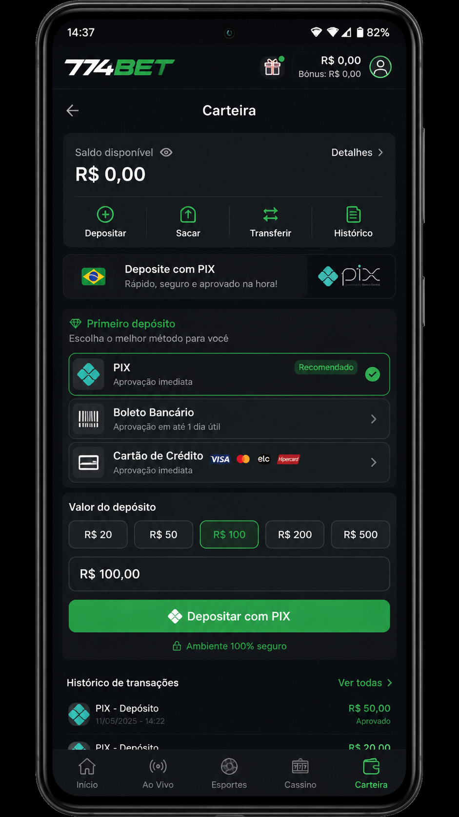 774bet screenshot