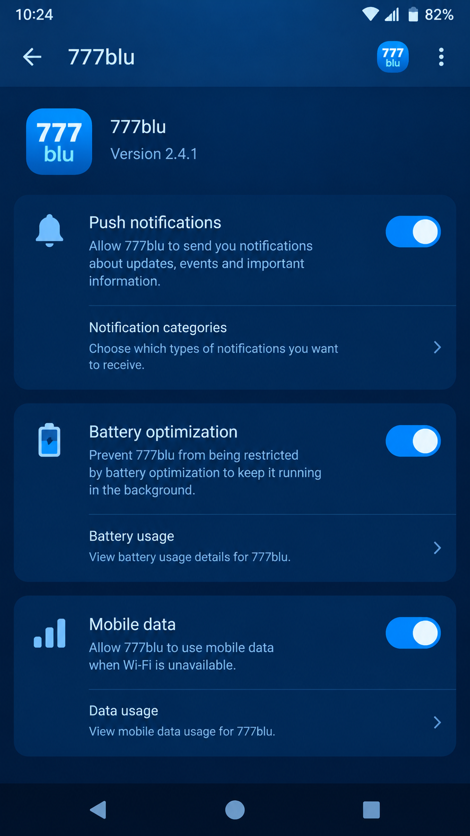 777blu screenshot
