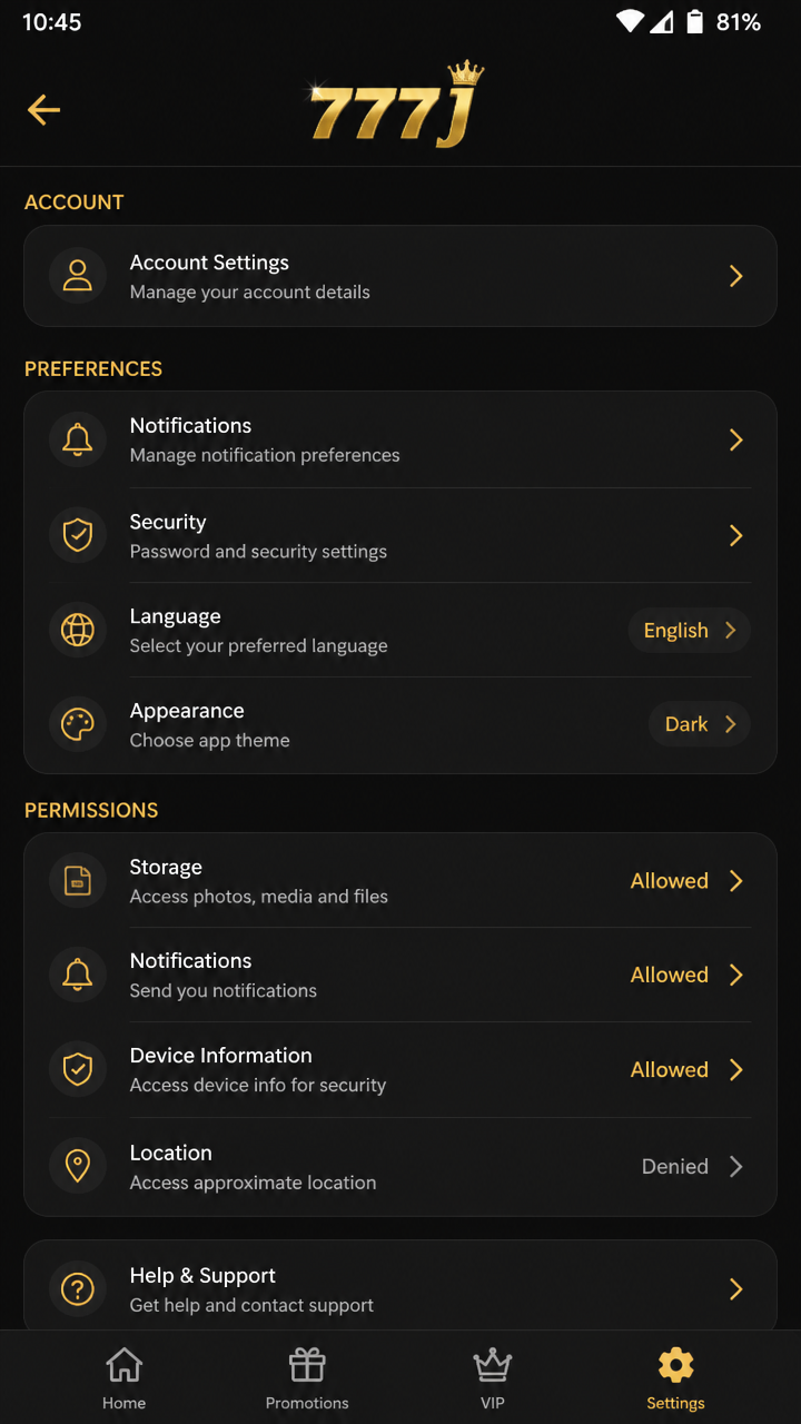777j screenshot