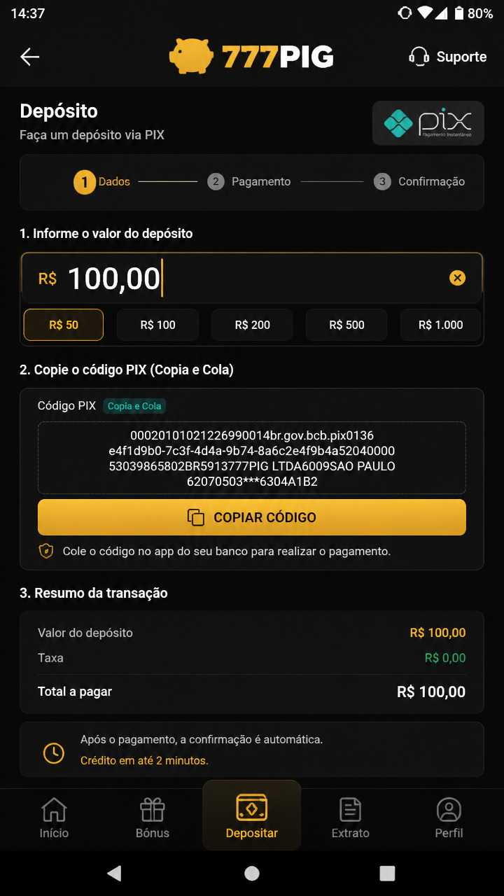 777pig screenshot