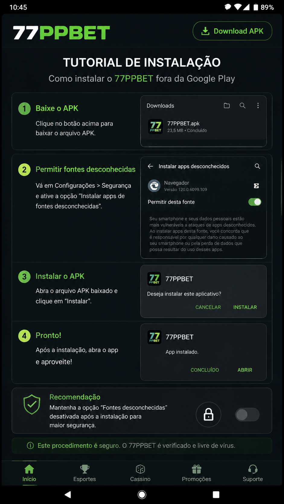 77ppbet screenshot