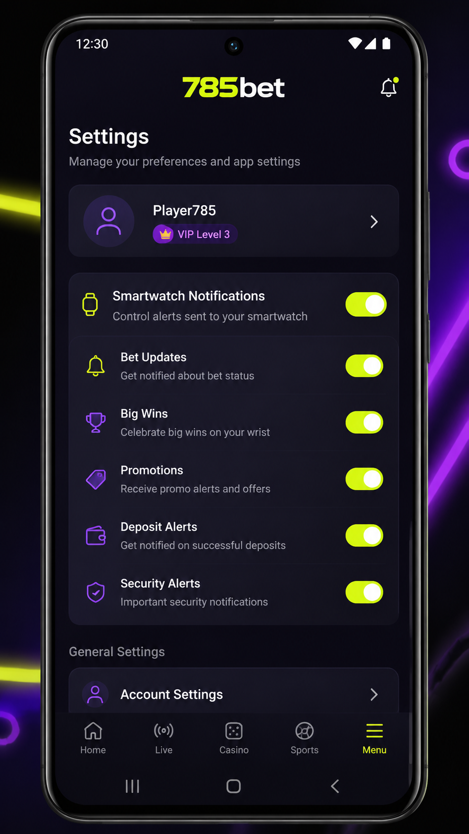 785bet screenshot