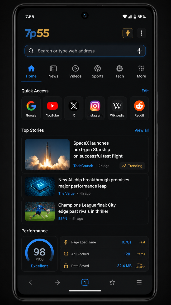 7p55 screenshot