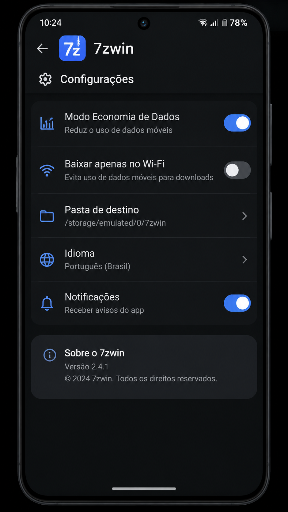 7zwin screenshot