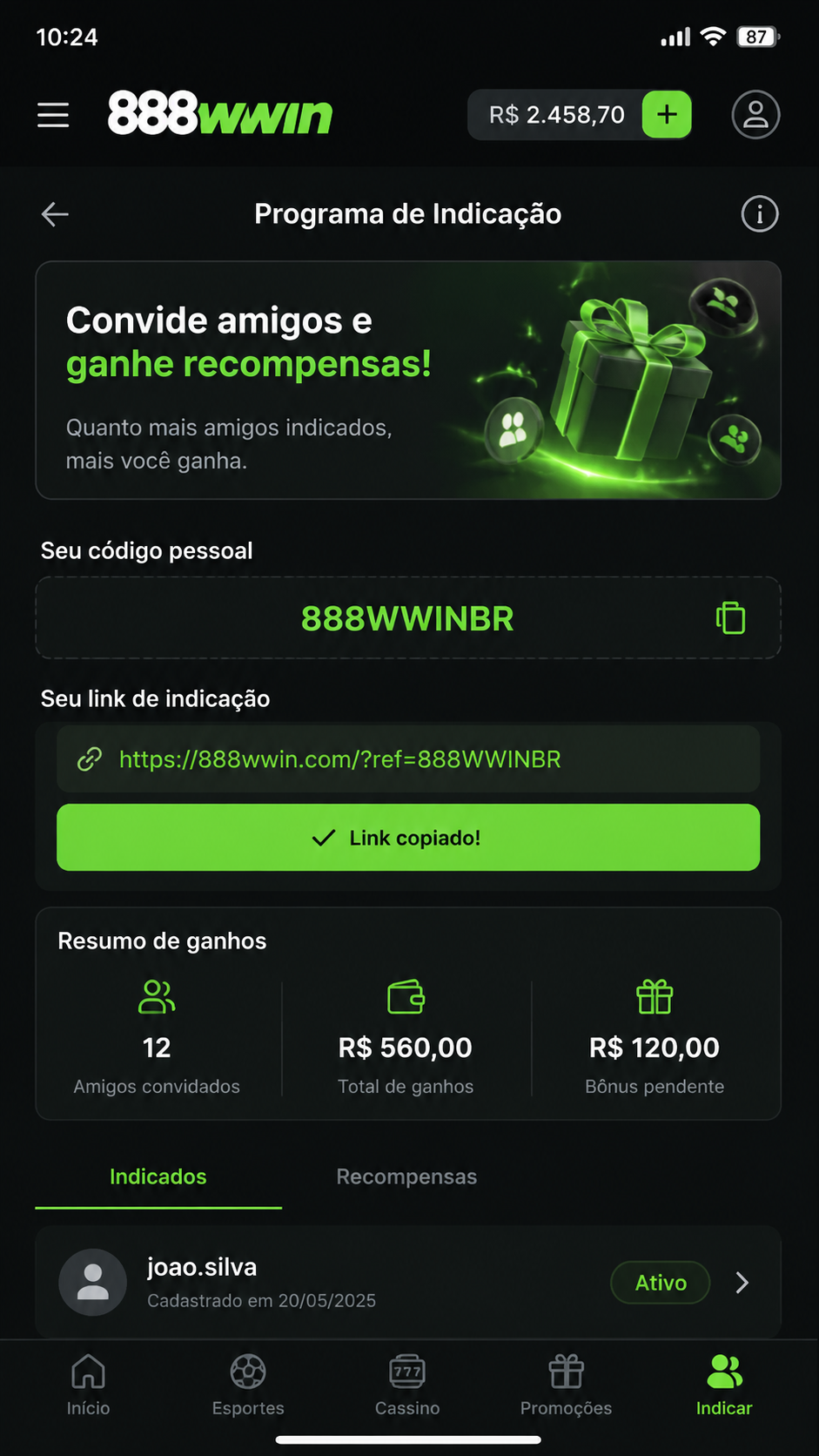 888wwin screenshot
