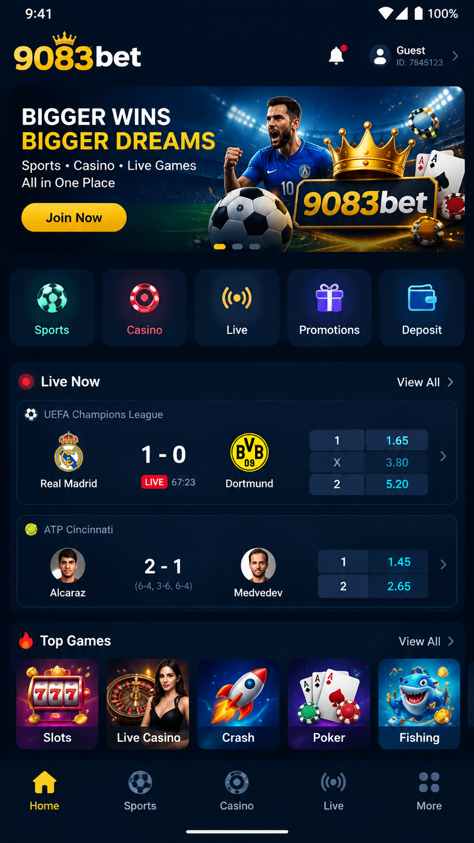 9083bet screenshot