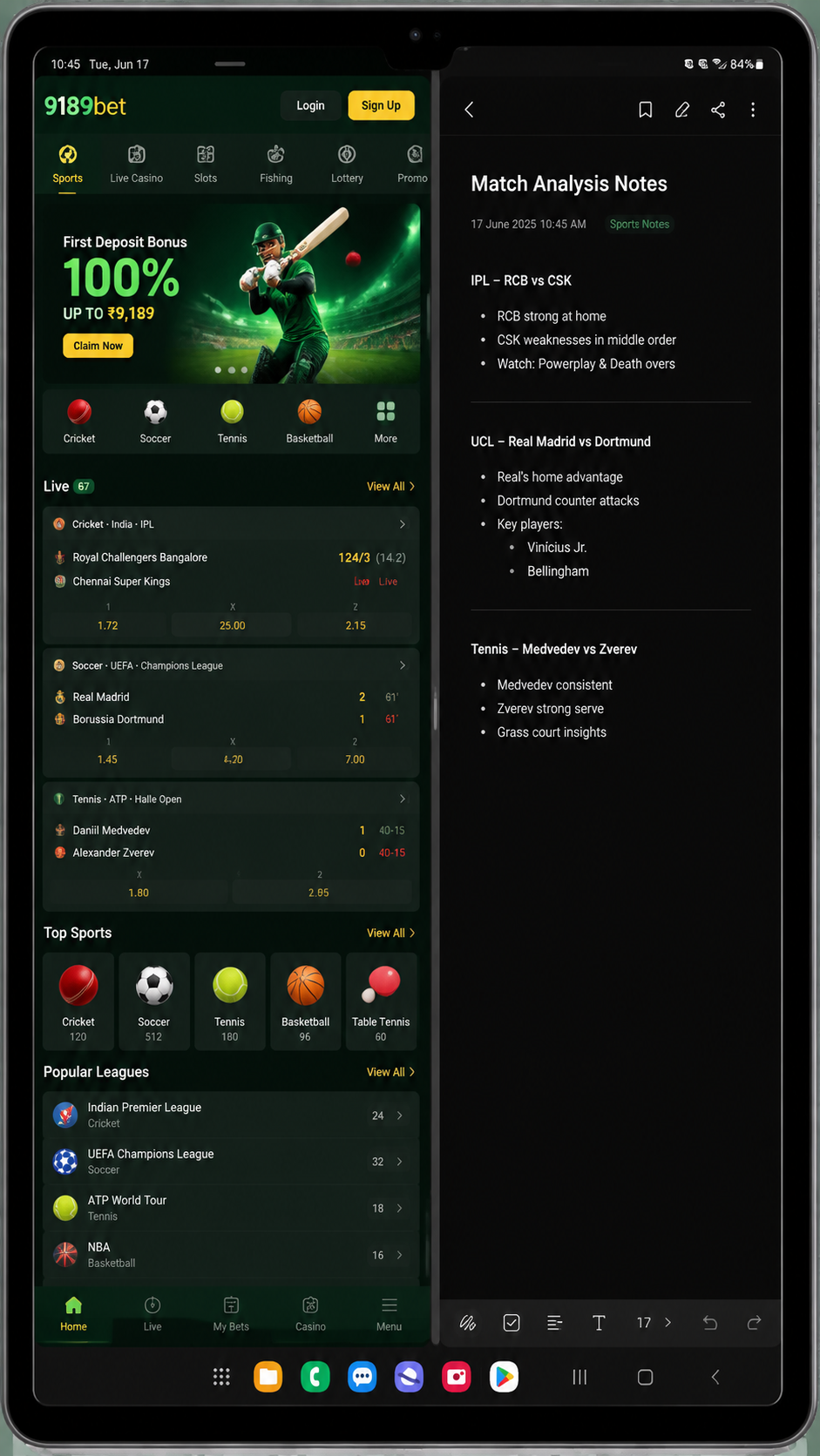 9189bet screenshot