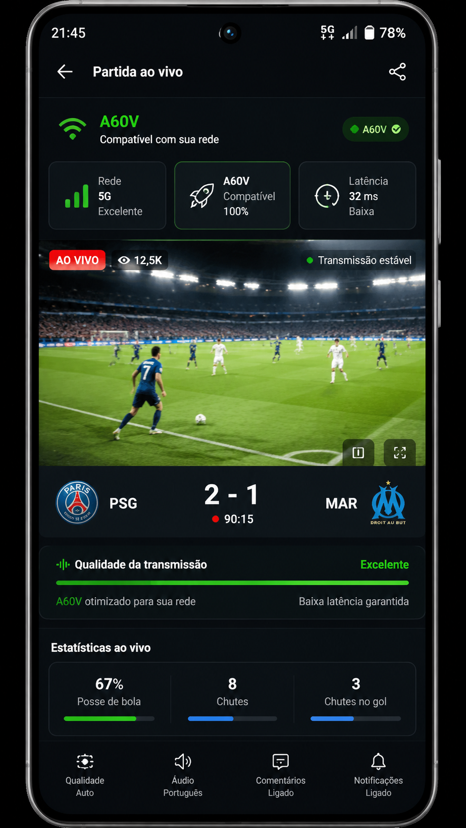 a60v screenshot
