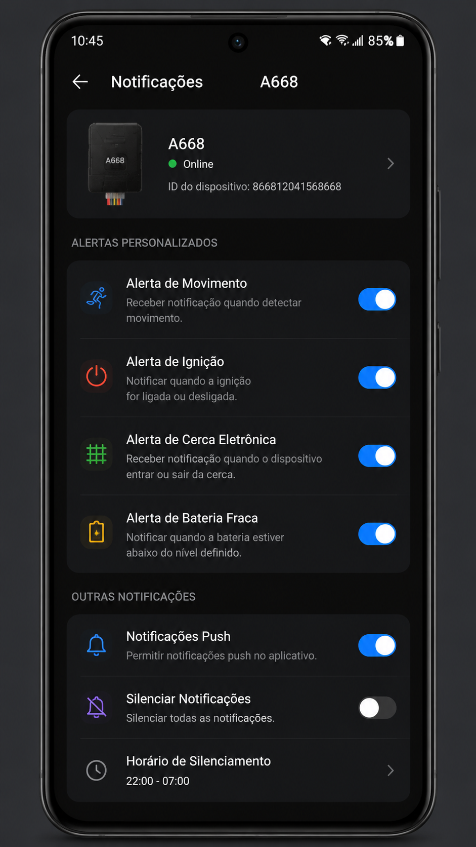 a668 screenshot