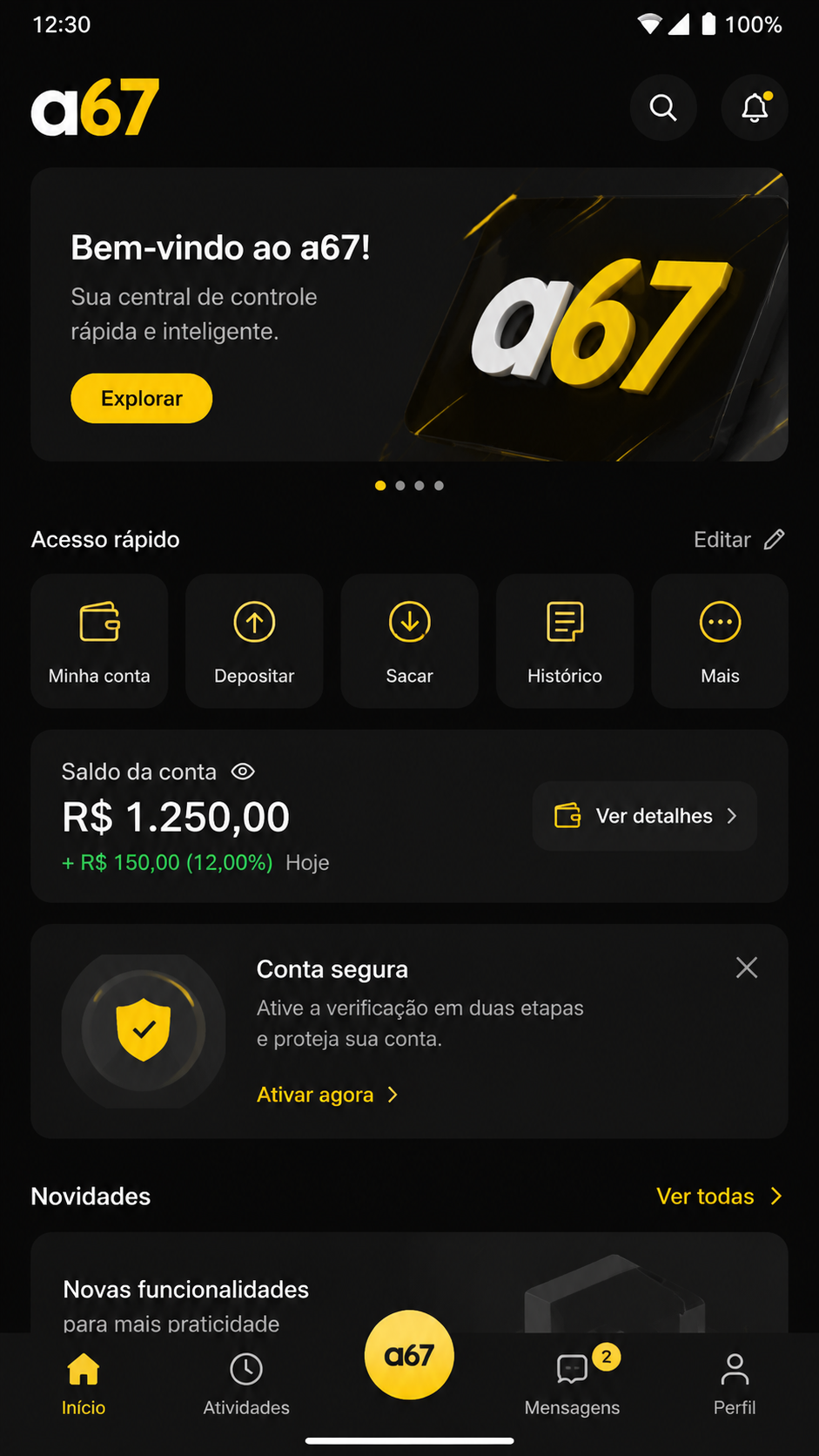 a67 screenshot