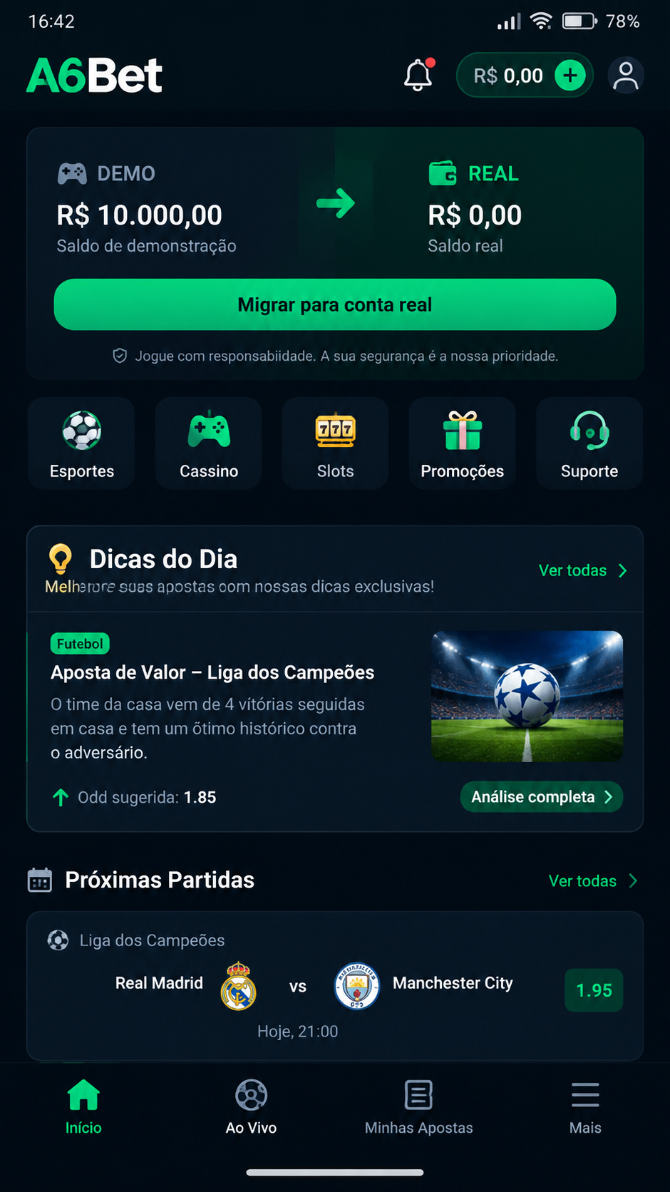 a6bet screenshot