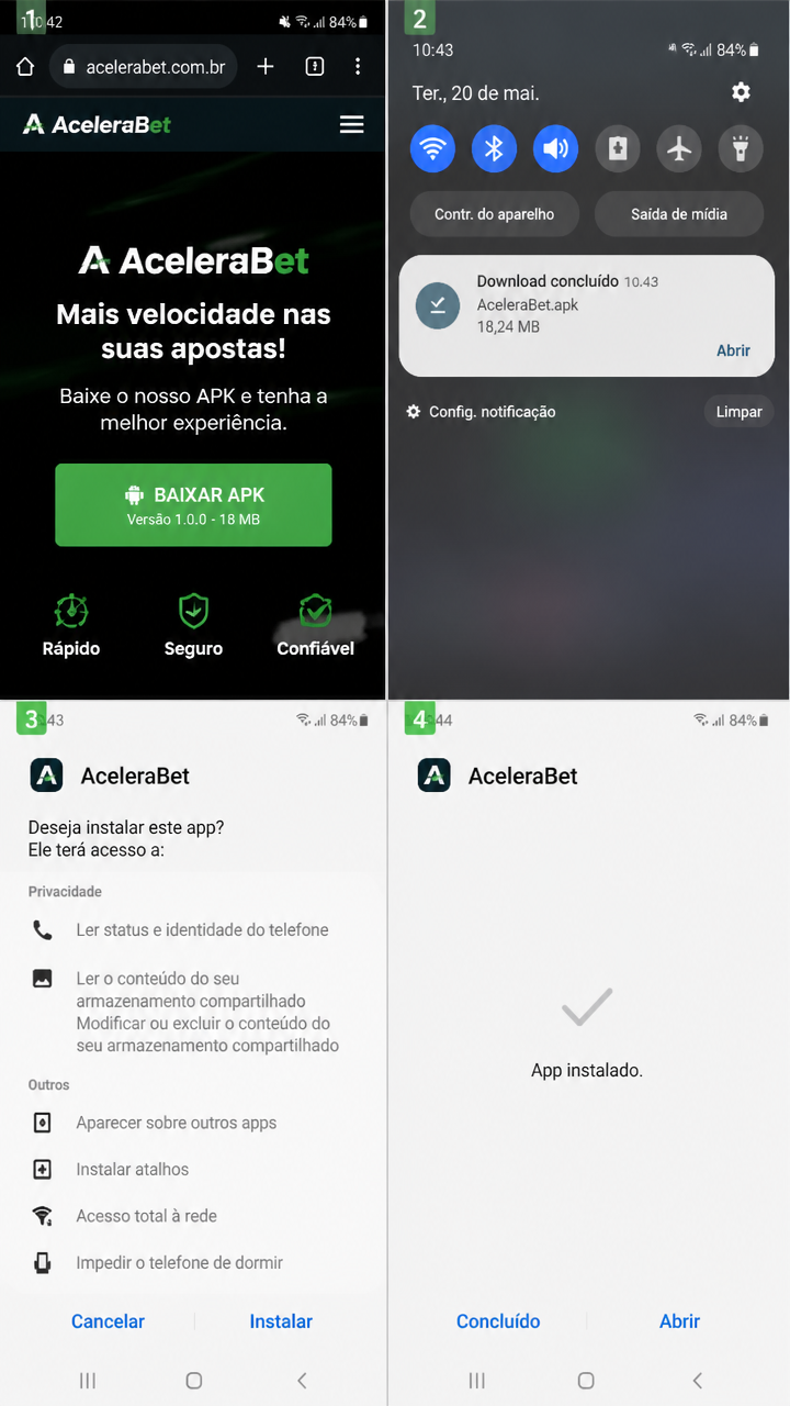 AceleraBet screenshot