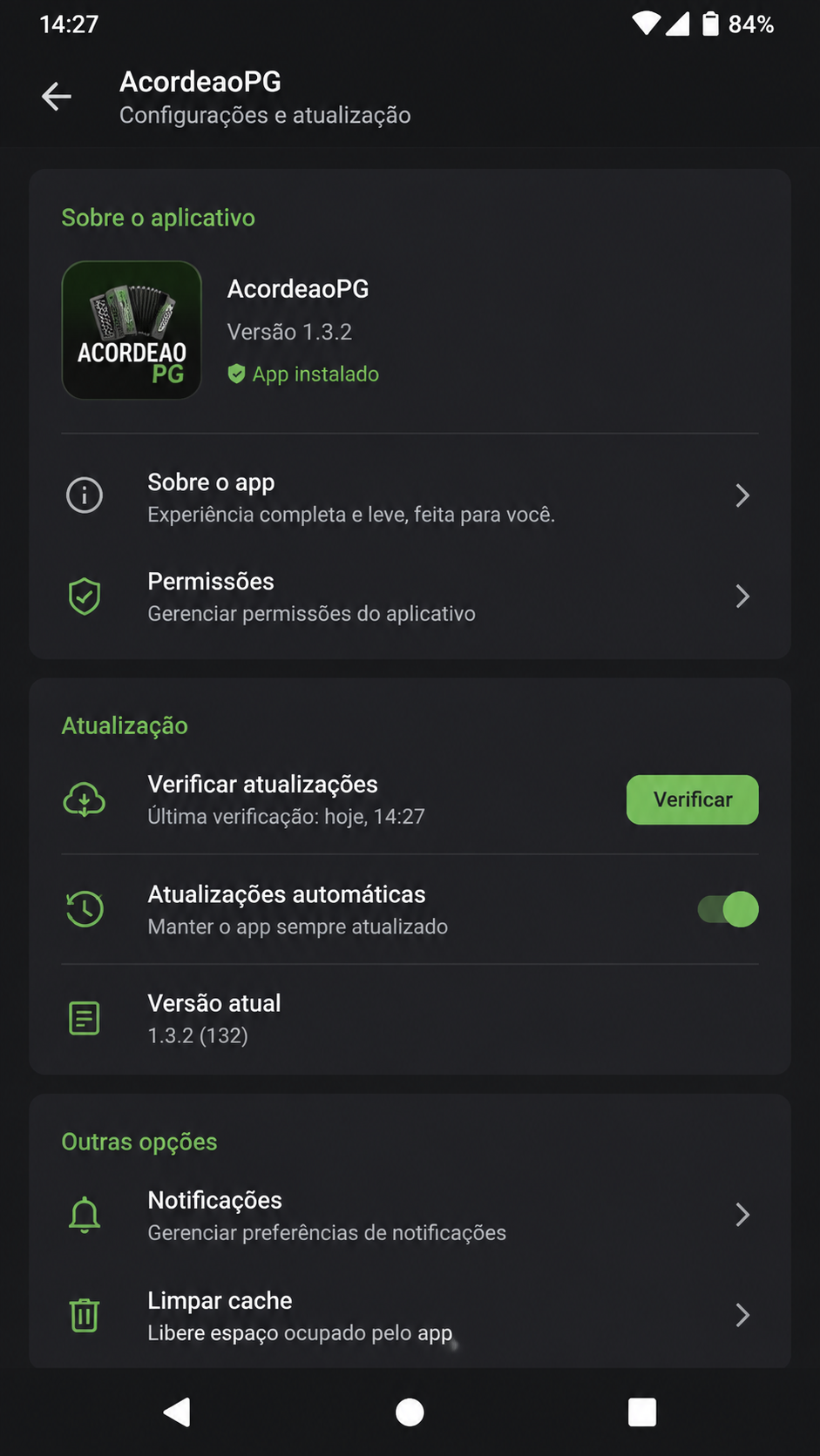 AcordeaoPG screenshot