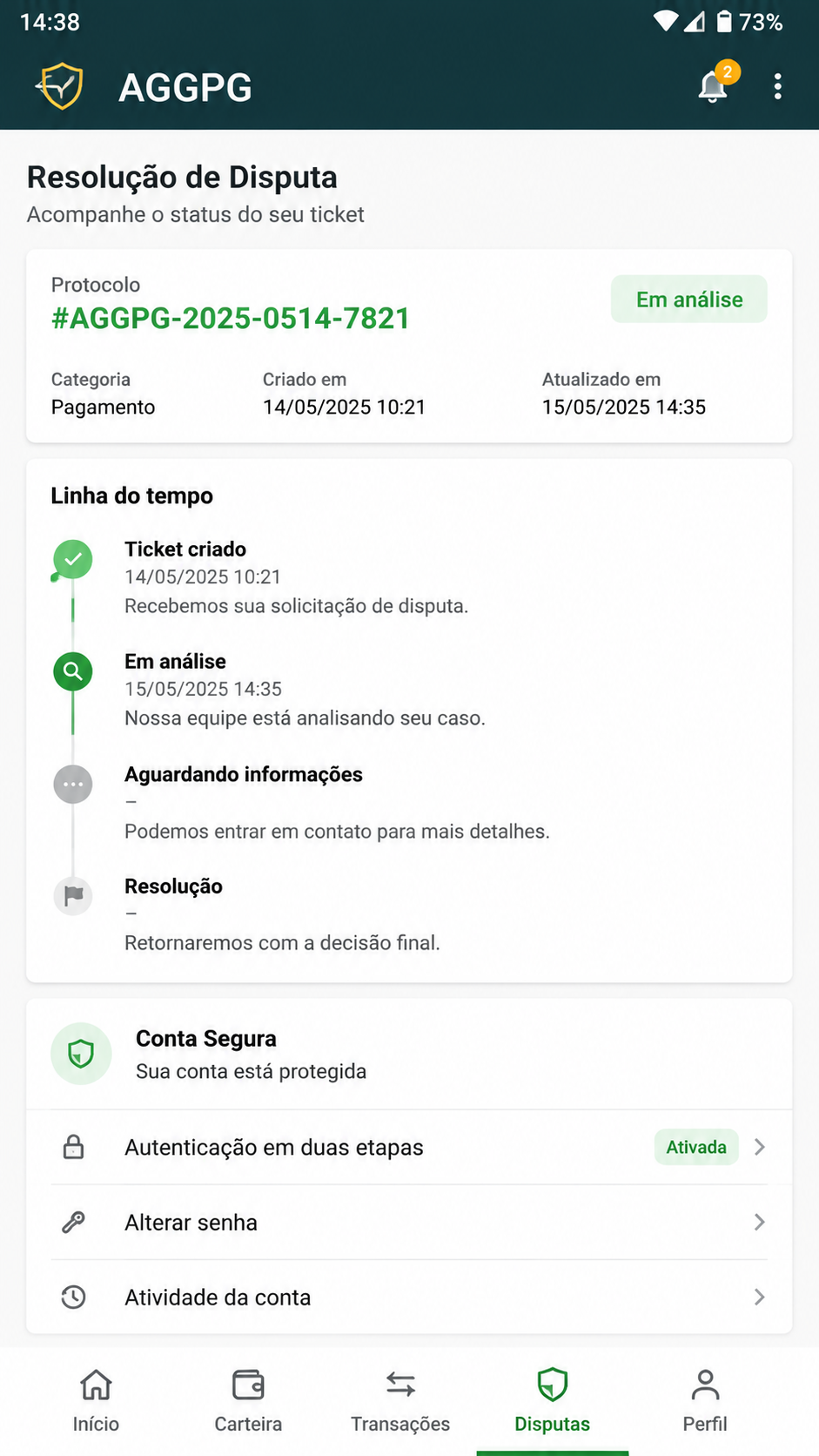 AGGPG screenshot