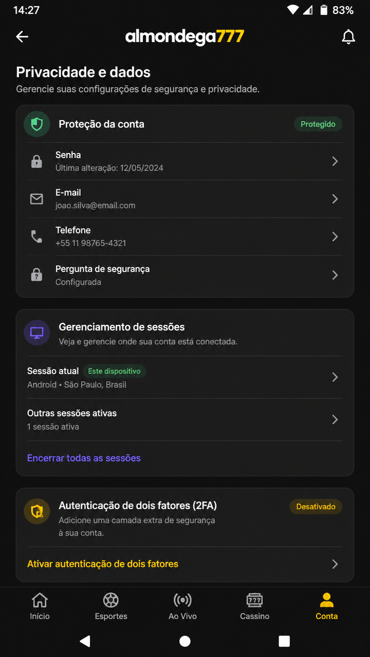 almondega777 screenshot